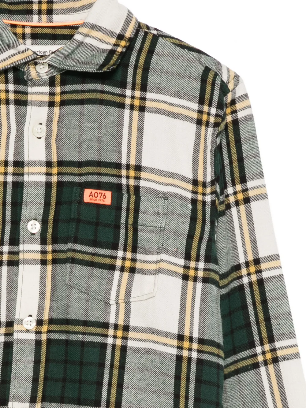 картинка Рубашка в клетку American Outfitters Kids, зеленый от магазина Одежда+