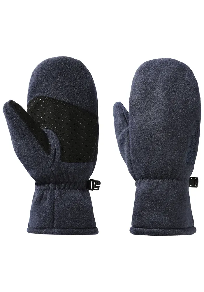 картинка Варежки Jack Wolfskin "ФЛИСОВАЯ ВАРЕЖКА K", синий от магазина Одежда+