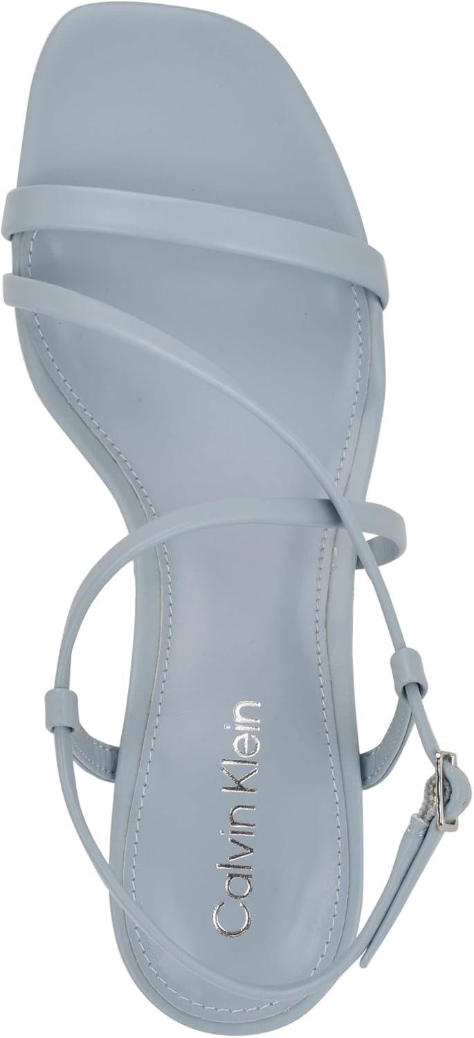 картинка Женские босоножки на каблуке Calvin Klein Ishaya, Light Blue 450 от магазина Одежда+