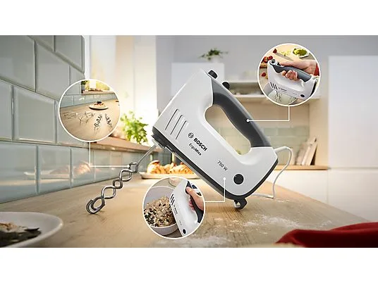 картинка Ручной миксер Bosch MFQ37400 750W, белый от магазина Одежда+