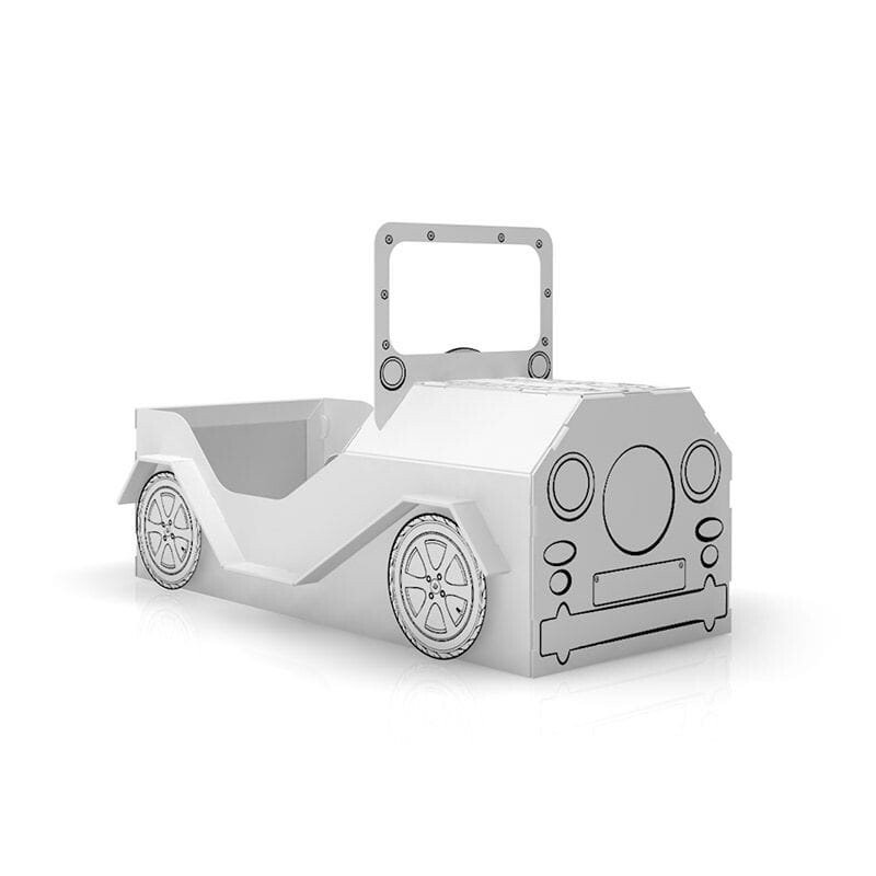 картинка Картон, Машинка из картона, раскраска, 3D, XXL Tekturaki от магазина Одежда+