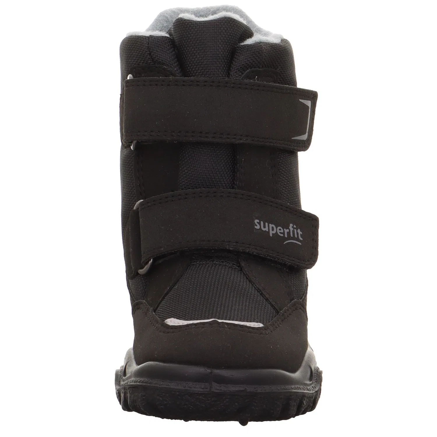 картинка Детские зимние дутики с текстильным футером Superfit, Black/Grey от магазина Одежда+