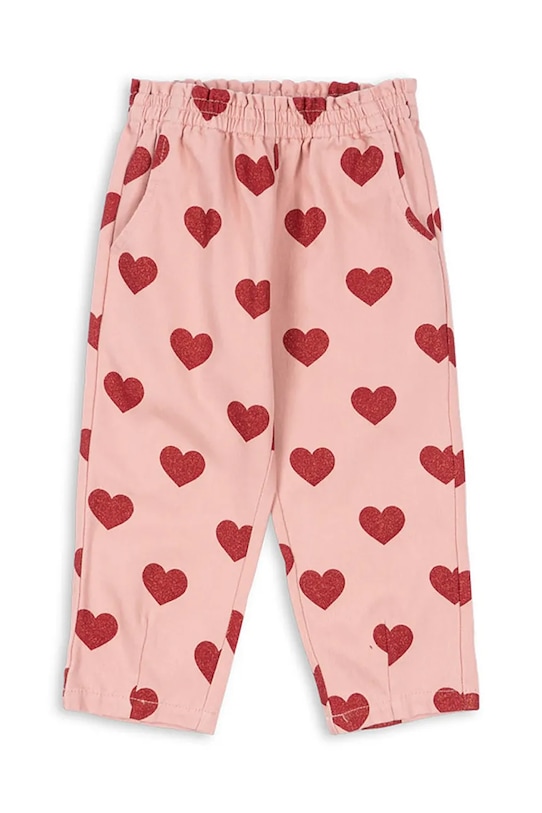 картинка Детские джинсы MAGOT FRILL PANTS GOTS Konges Sløjd, розовый от магазина Одежда+