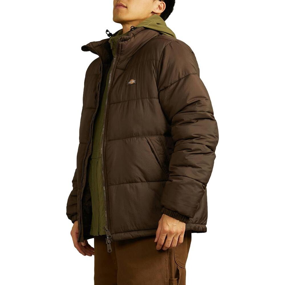 картинка Куртка Dickies Puffer, темно-шоколадный коричневый от магазина Одежда+
