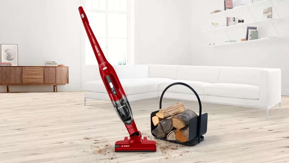 картинка Пылесос Bosch BBHF214R, 0,4 л, красный от магазина Одежда+