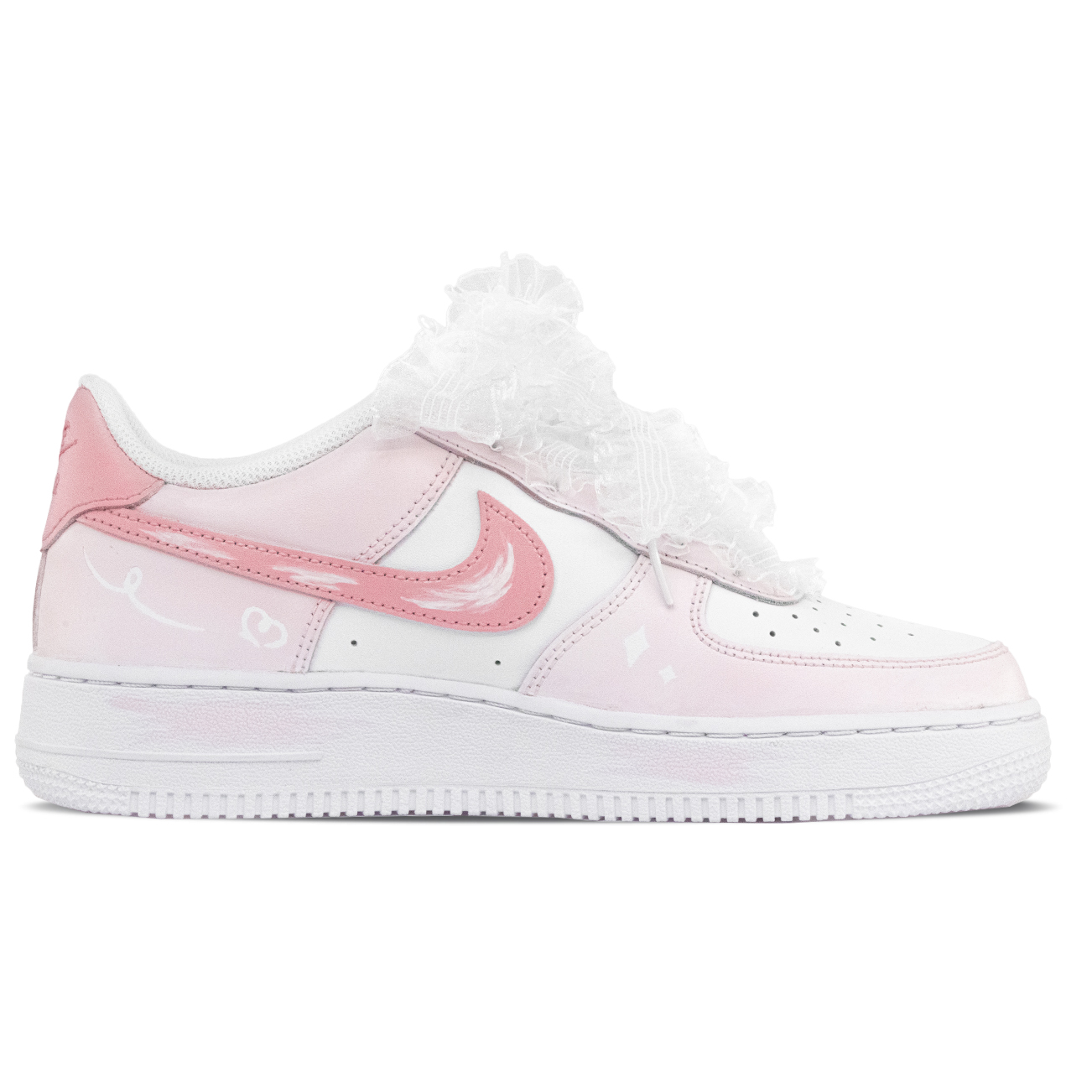 картинка Nike Air Force 1 Low 'Розовый рассвет' женские кроссовки от магазина Одежда+