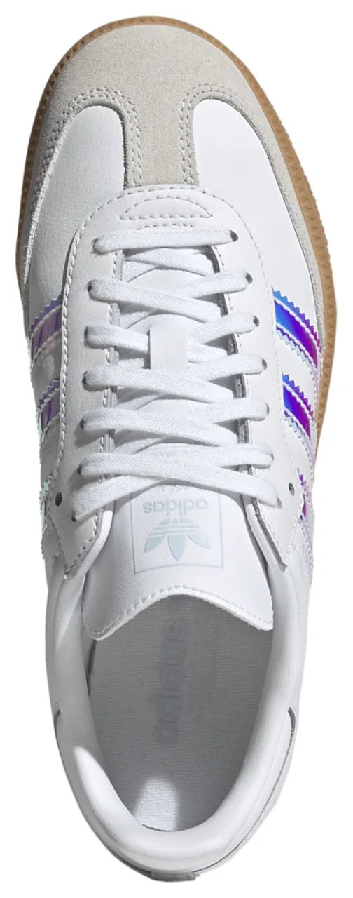 картинка Кроссовки для девочек Samba OG Adidas, цвет Halo Blue/White от магазина Одежда+