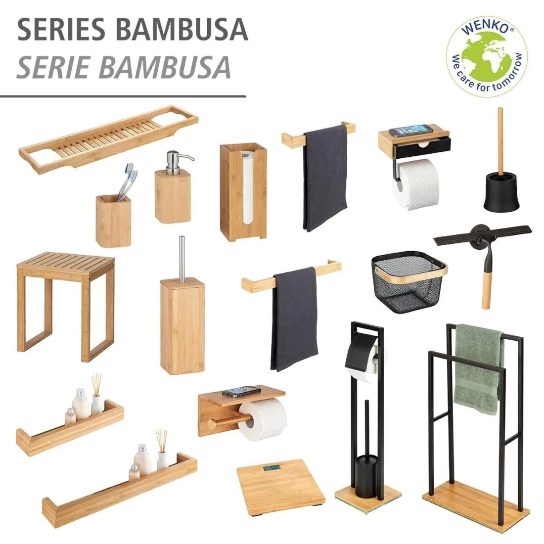 картинка Щетка для унитаза Bambusa Wenko, Натуральный от магазина Одежда+
