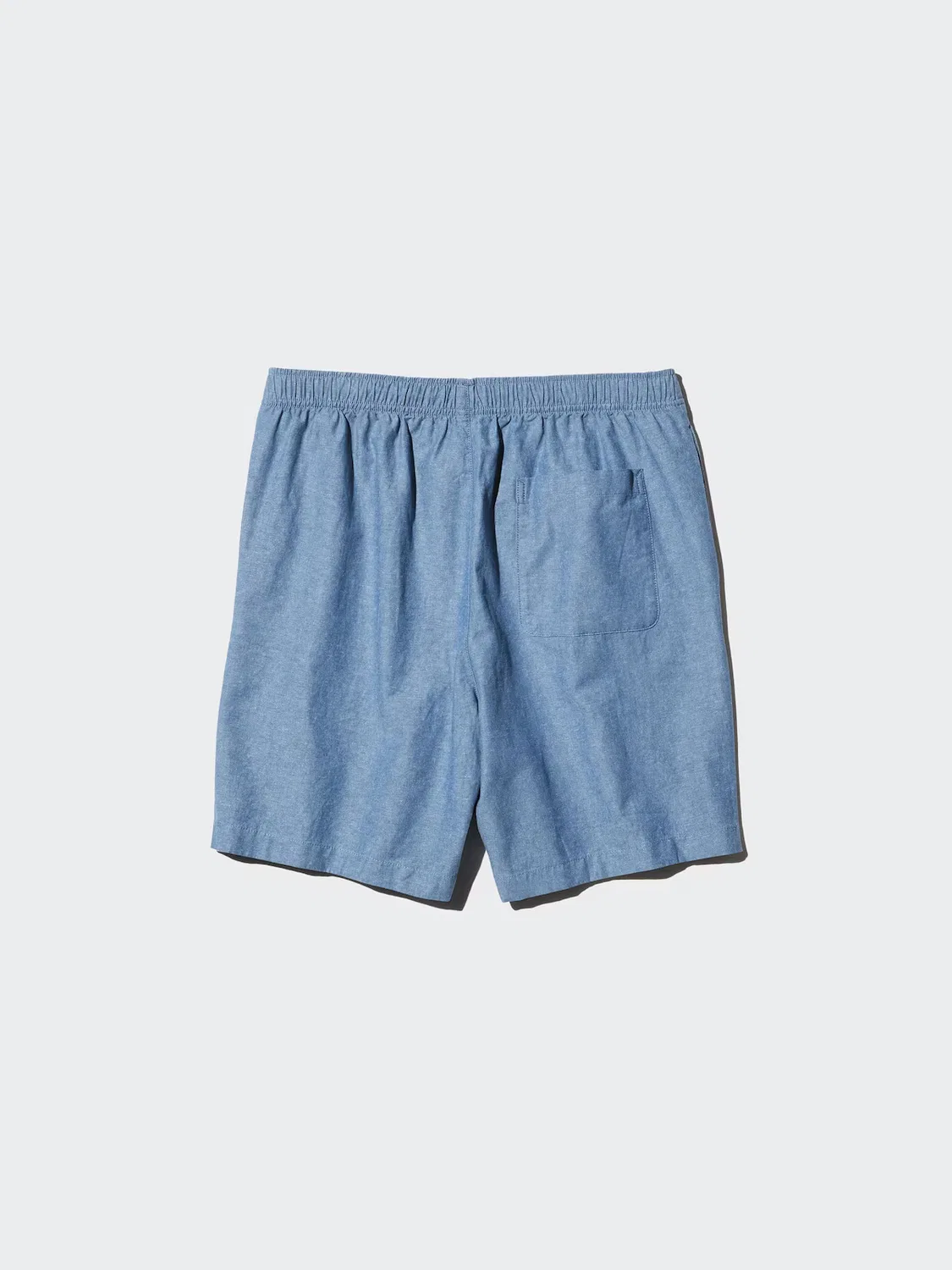 картинка Шорты Uniqlo, из смесовой льняной ткани, коричневый от магазина Одежда+