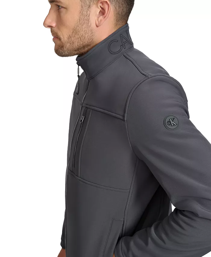 картинка Ветровка Calvin Klein Infinite Stretch Soft Shell, темно-серый от магазина Одежда+