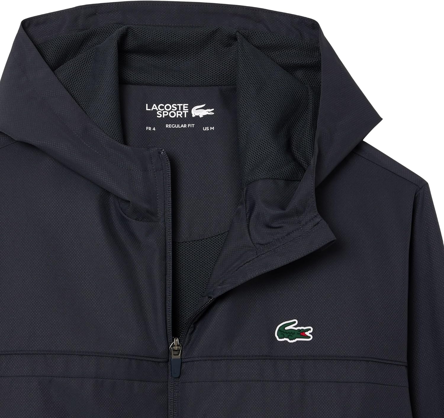 картинка Куртка Lacoste, мужская, легкая производительная куртка на молнии, Graphite от магазина Одежда+