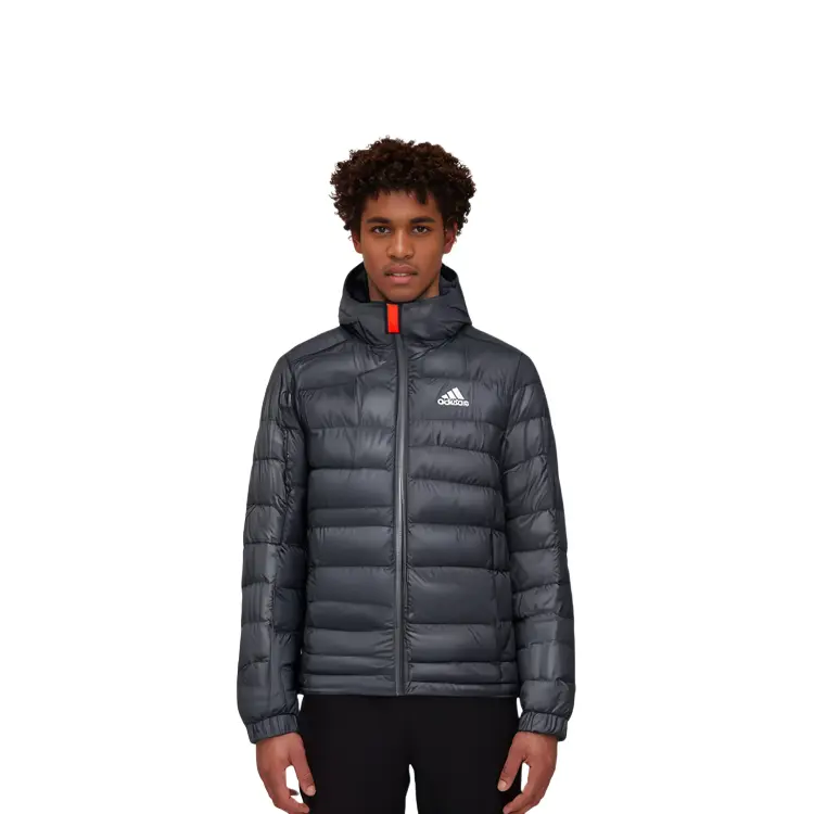 картинка Стеганая куртка мужская черная Adidas, черный от магазина Одежда+