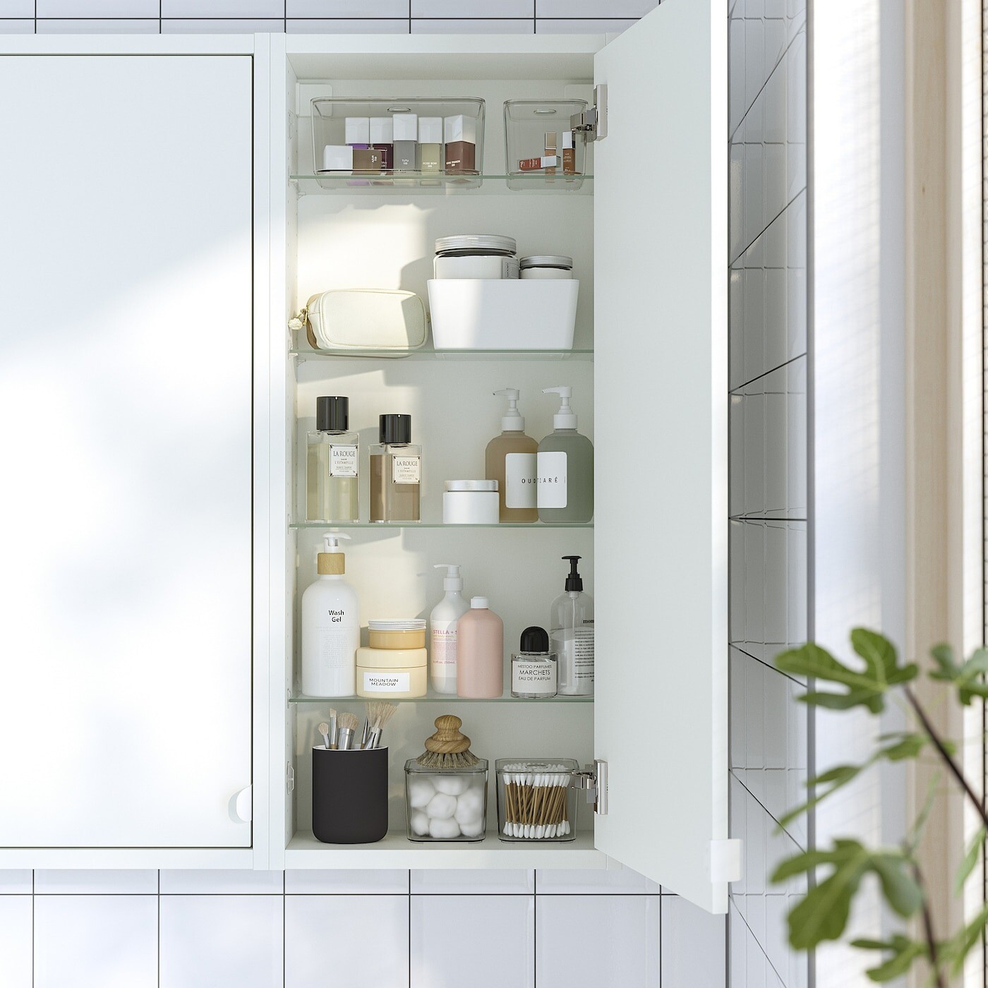 картинка Шкаф Ikea Havback, 40х15х95 см, белый от магазина Одежда+