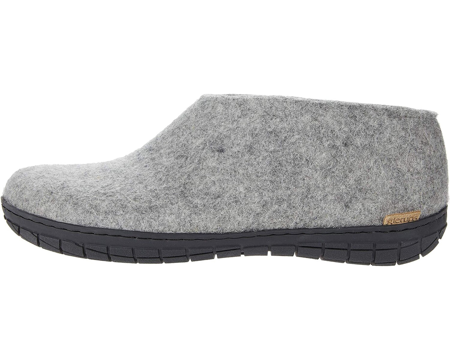 картинка Слипперы Wool Shoe Rubber Outsole Glerups, серый от магазина Одежда+
