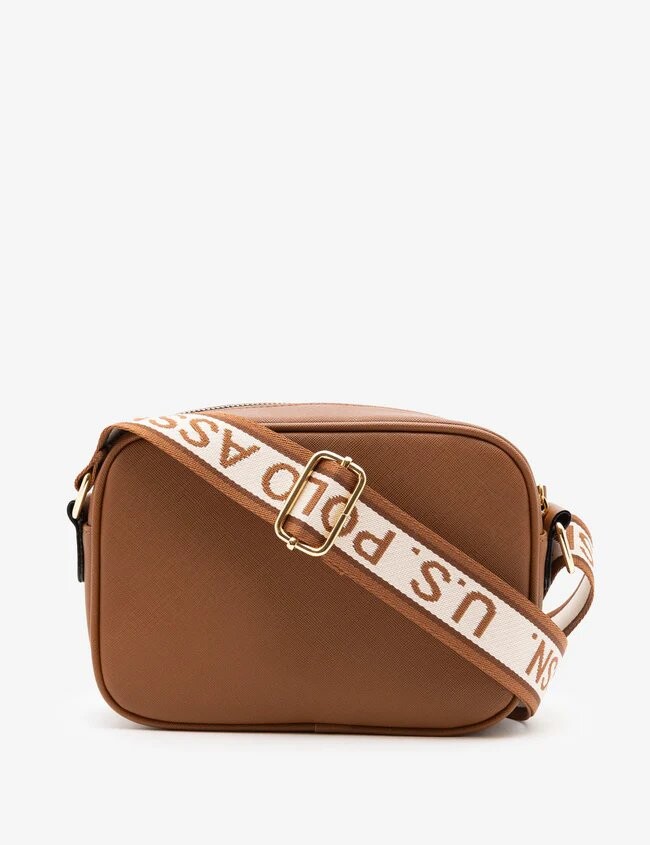 картинка Сумка U.S. Polo Assn. Classic Zip, коричневая от магазина Одежда+