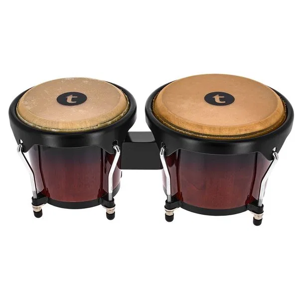 картинка Бонго Thomann 6.75"+08" Bongo Set, Natural/Black от магазина Одежда+