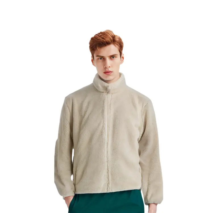 картинка Пушистая флисовая куртка Uniqlo Unisex, 01 молочно-белый от магазина Одежда+