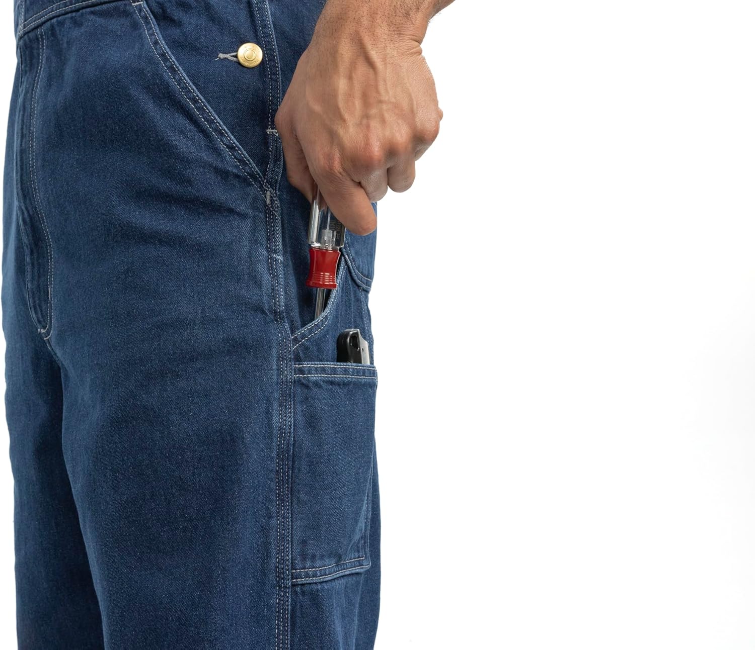 картинка Комбинезон Carhartt Loose Fit Denim, темно-синий от магазина Одежда+