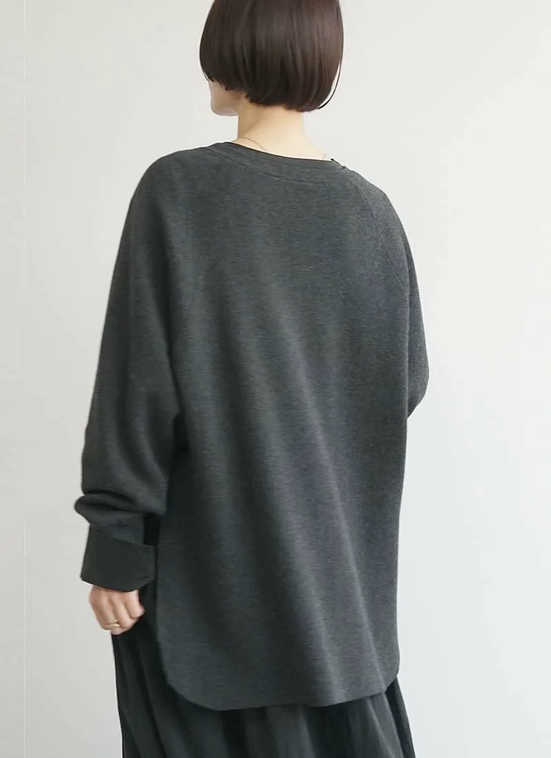 картинка Вязаная рубашка-поло с воротником-стойкой Fashfren, Charcoal от магазина Одежда+