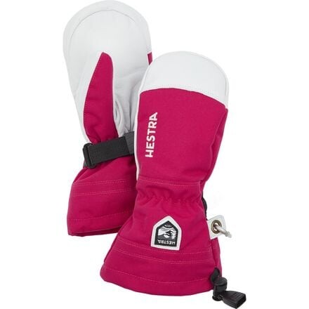 картинка Рукавицы Heli Ski Junior - детские Hestra, розовый от магазина Одежда+