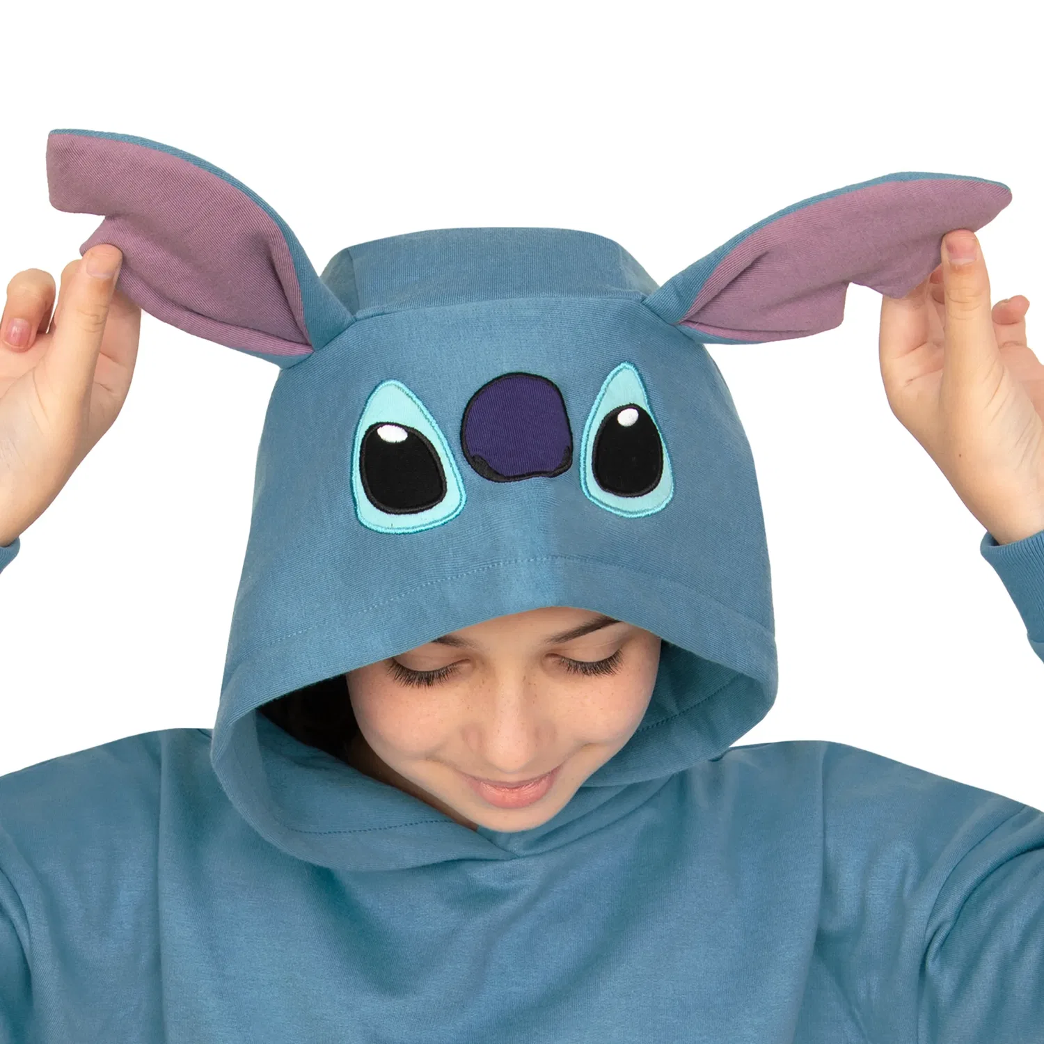 картинка Худи длинное Lilo and Stitch Disney, синий от магазина Одежда+
