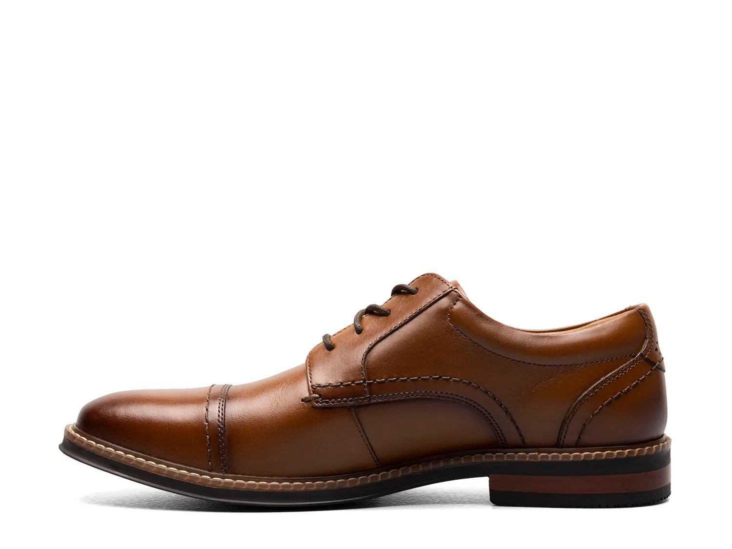 картинка Оксфорды Nunn Bush Calderone Cap Toe Oxford, Cognac от магазина Одежда+