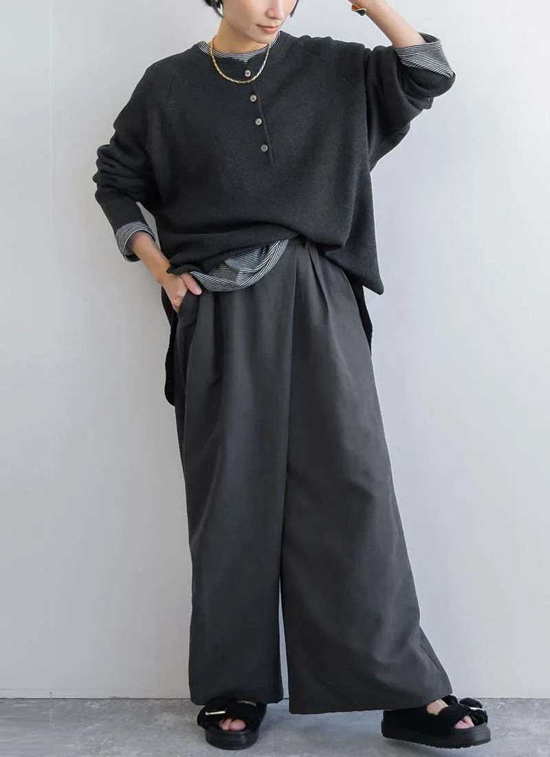 картинка Вязаная рубашка-поло с воротником-стойкой Fashfren, Charcoal от магазина Одежда+