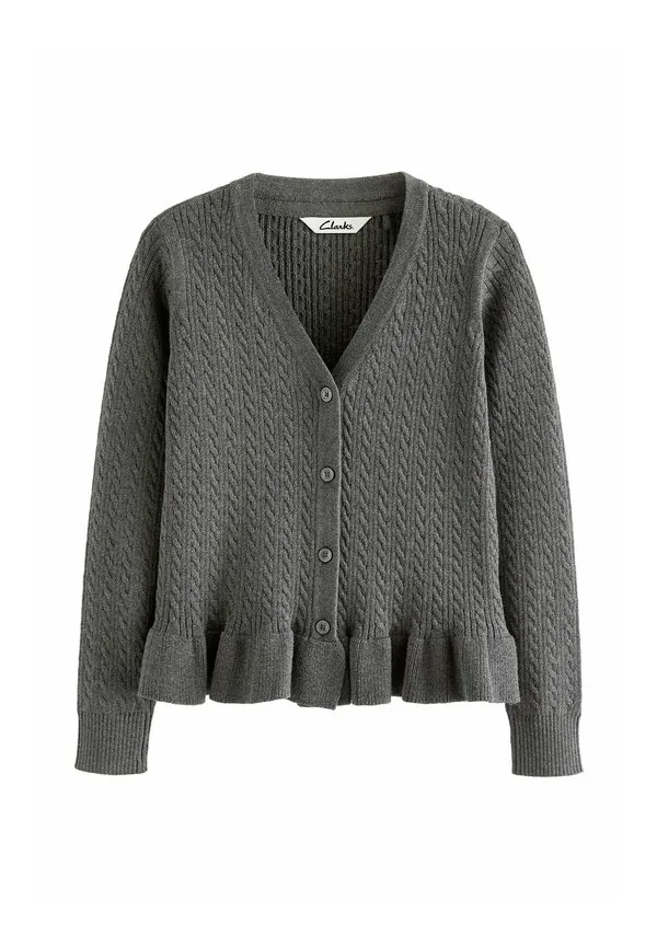 картинка Школьный кардиган прямого кроя Clarks, Grey от магазина Одежда+