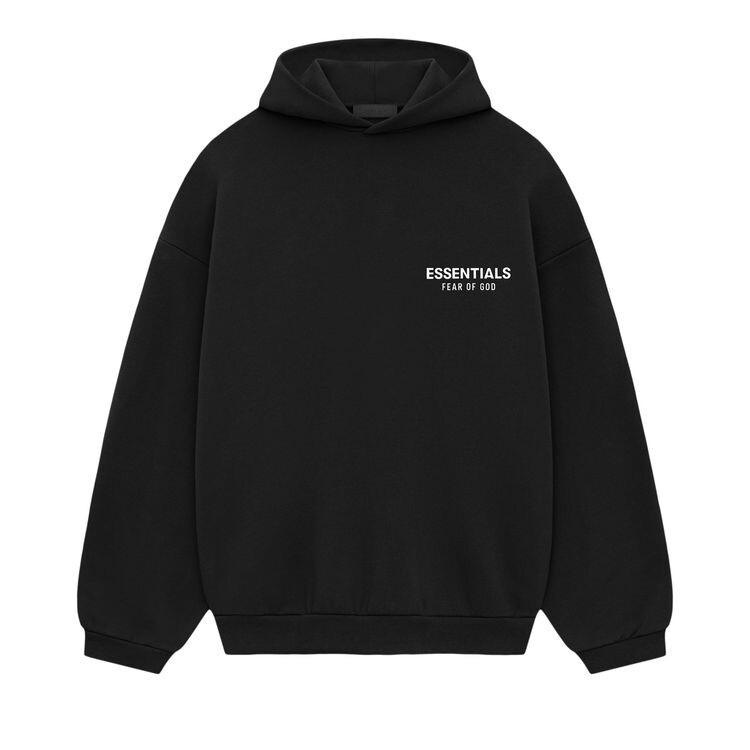 картинка Худи Fear of God Essentials Fleece, черный от магазина Одежда+
