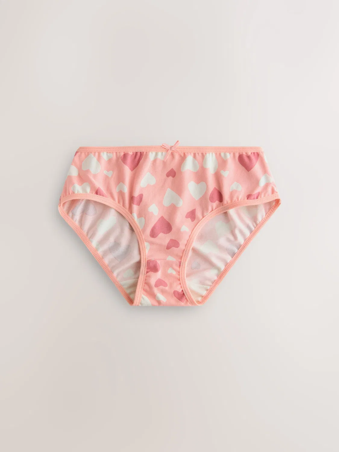 картинка Трусы классические Pink Hearts, 10 пар Next, розовые с сердечками от магазина Одежда+