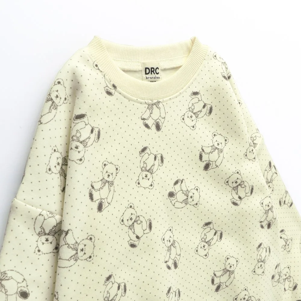 картинка Свитшот с различными графическими принтами Branshes, 04_IV_Bear Pattern от магазина Одежда+