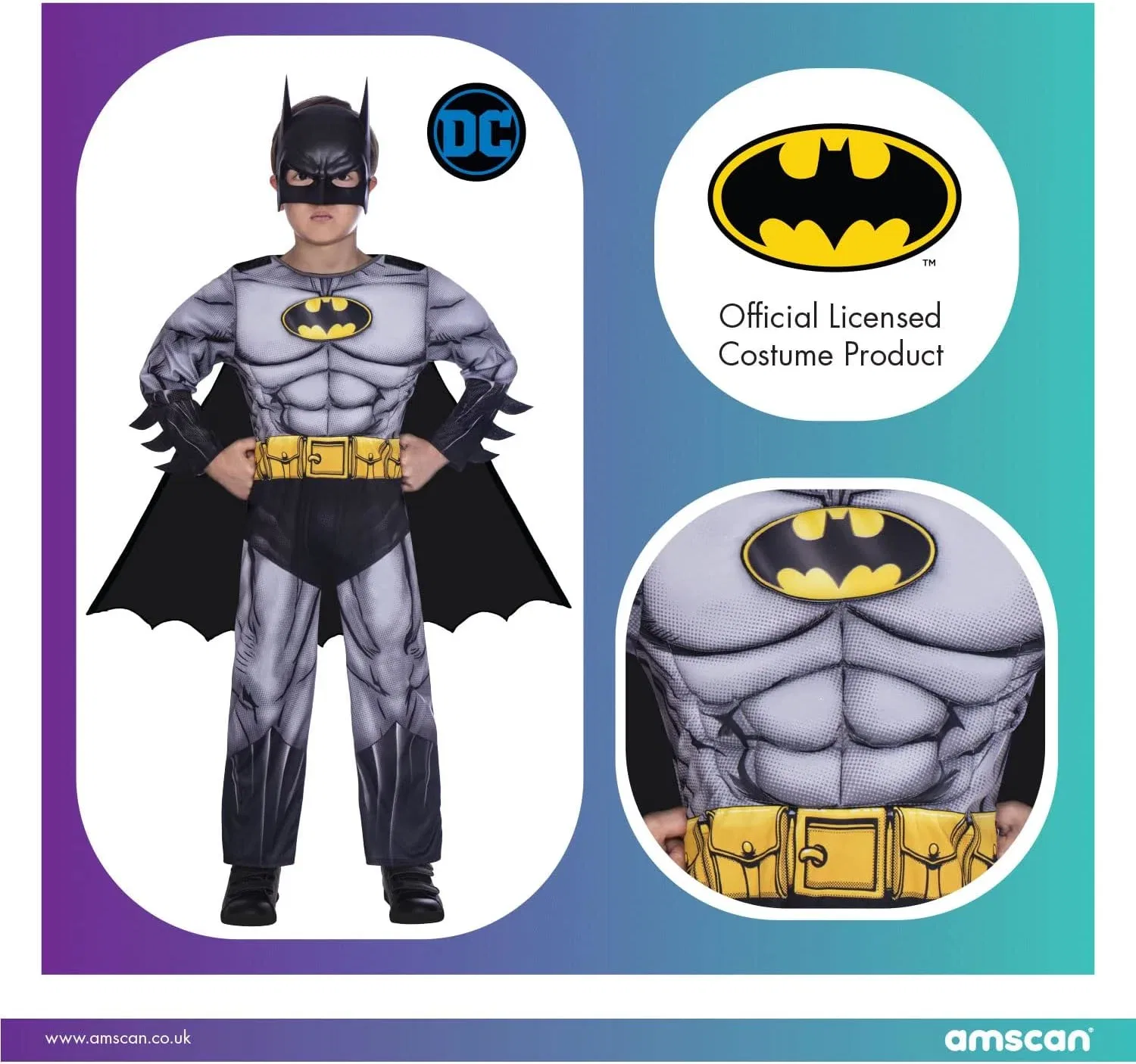 картинка Костюм Batman, Amscan от магазина Одежда+