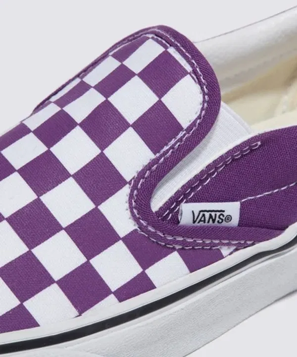 картинка Слипоны классические, Checkerboard Magic Vans, фиолетовый от магазина Одежда+