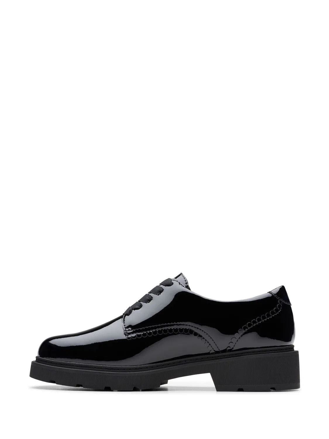 картинка Туфли-оксфорды Eris Pure Clarks, черный лакированный от магазина Одежда+