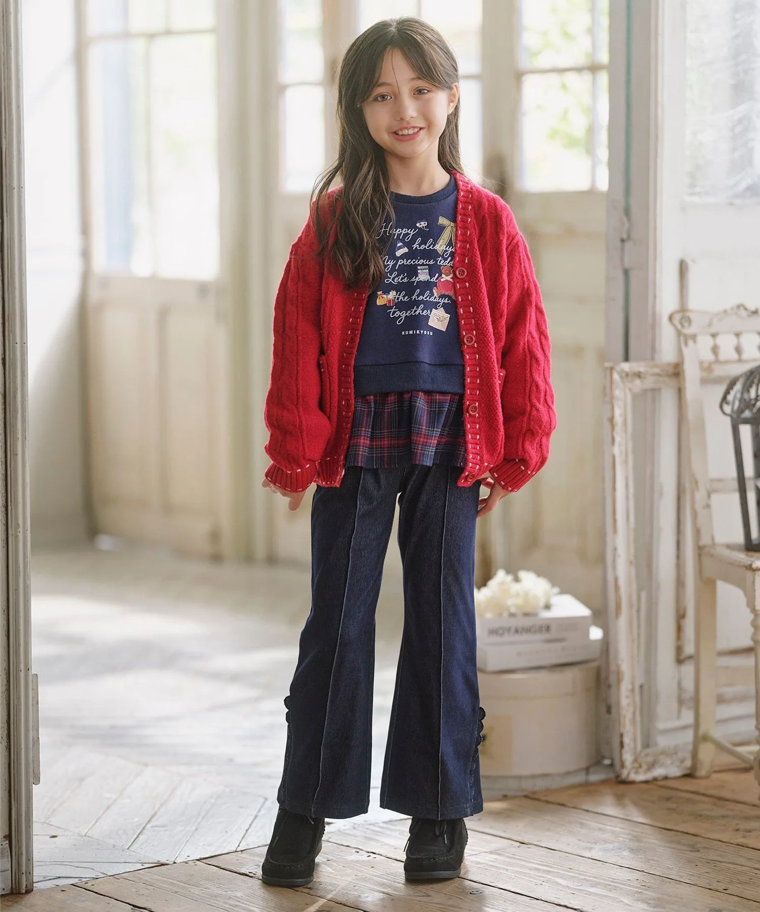 картинка Расклешенные джинсы [110-140 см] Kids Suite, Navy [075] от магазина Одежда+