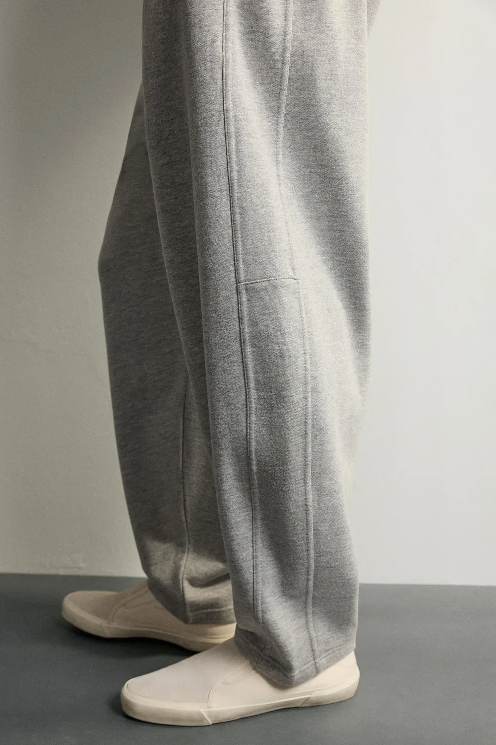 картинка Простые спортивные штаны Balloon Fit ZARA, Grey marl от магазина Одежда+