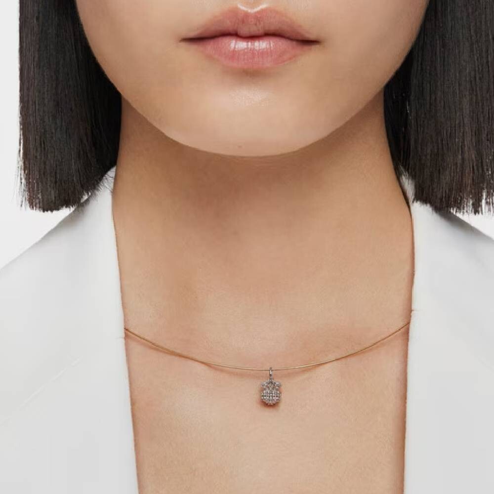 картинка Подвеска Tous Small Texturized Bold Bear, белое золото от магазина Одежда+