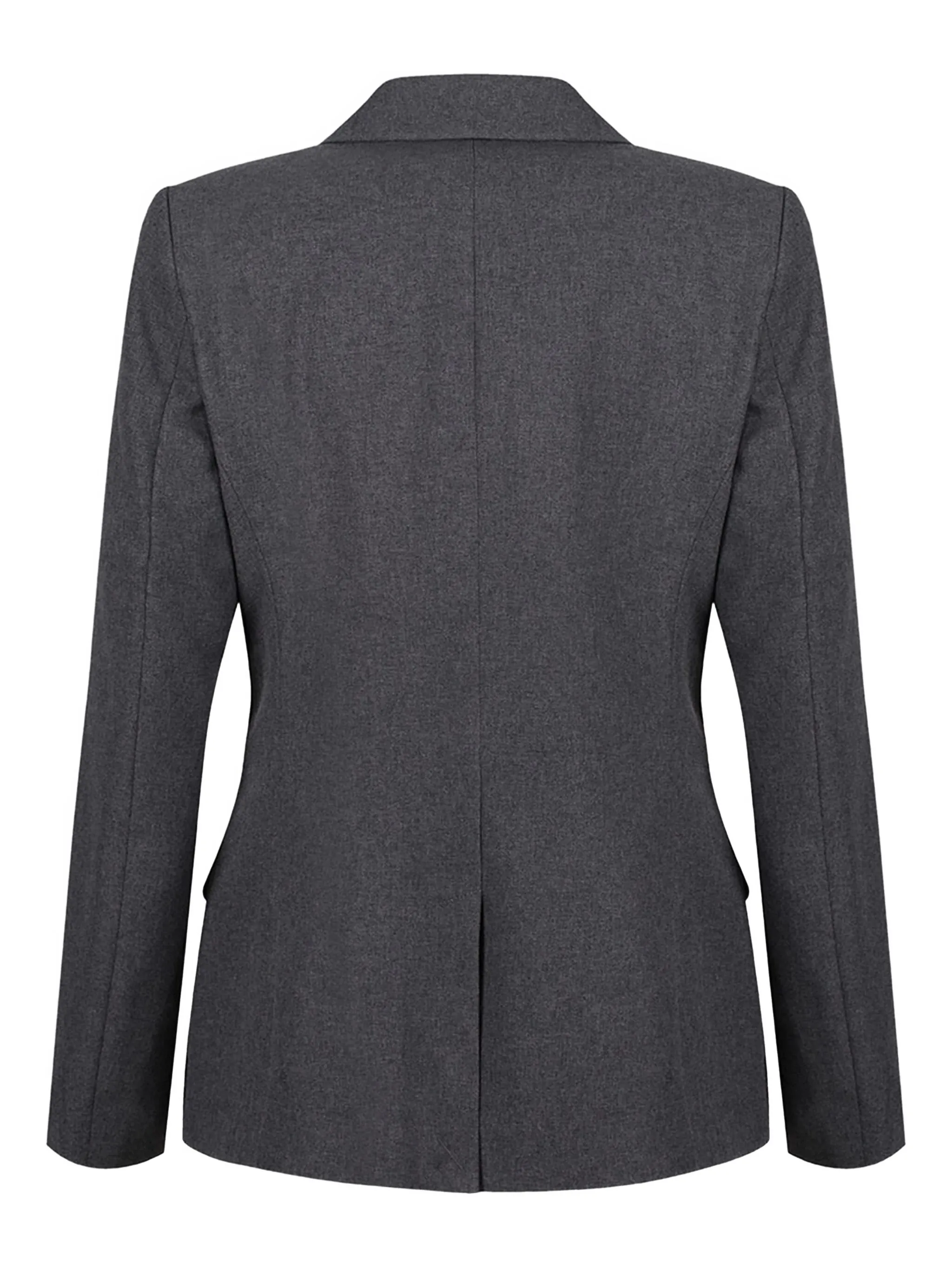 картинка Блейзер Contemporary с заостренными лацканами Zeco Schoolwear Kids, серый от магазина Одежда+