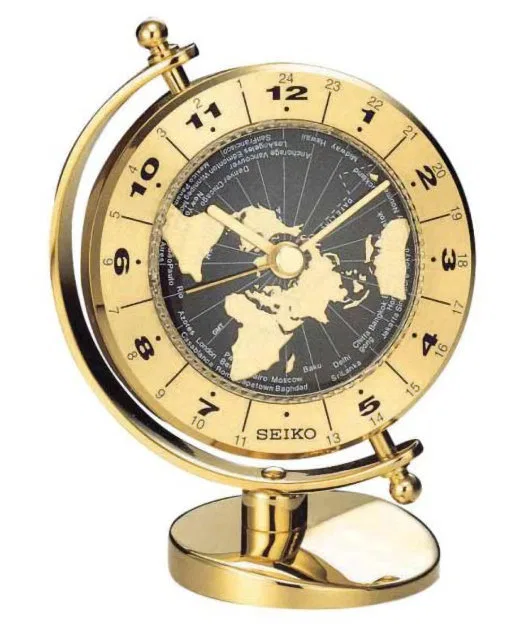 картинка Настольные часы 11×14 см металлические Seiko, Silver от магазина Одежда+