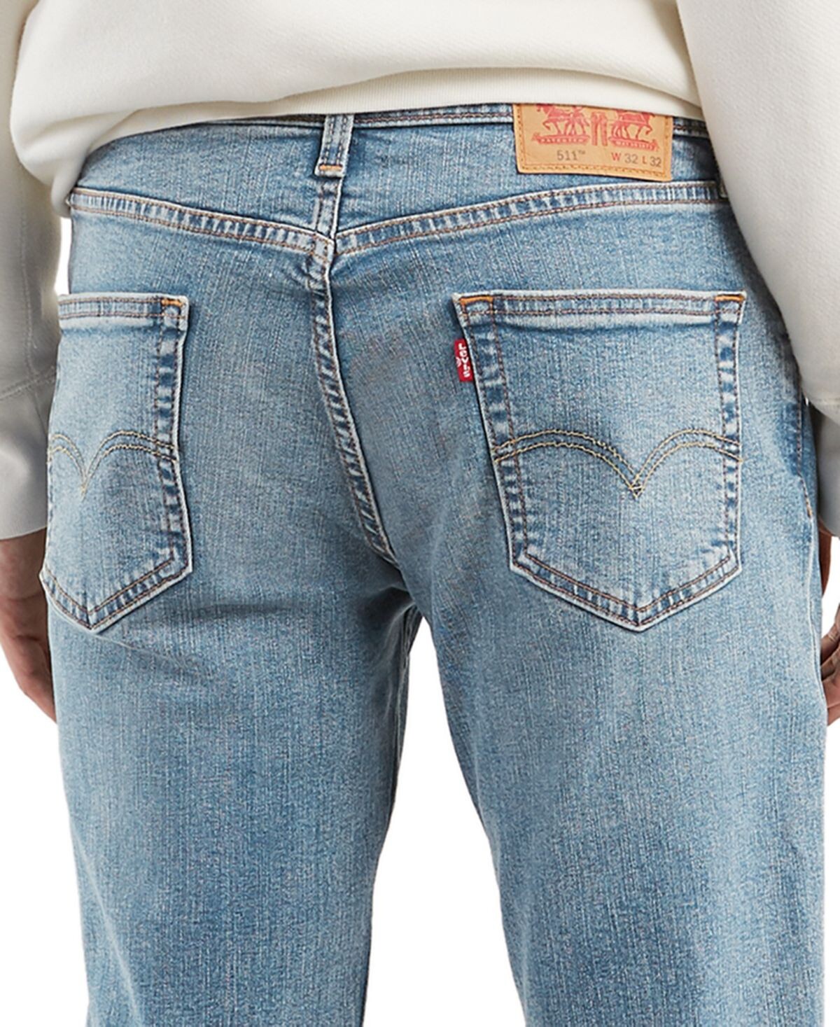 картинка Мужские джинсы Levi’s 511 Slim Fit Flex, светло-синий от магазина Одежда+