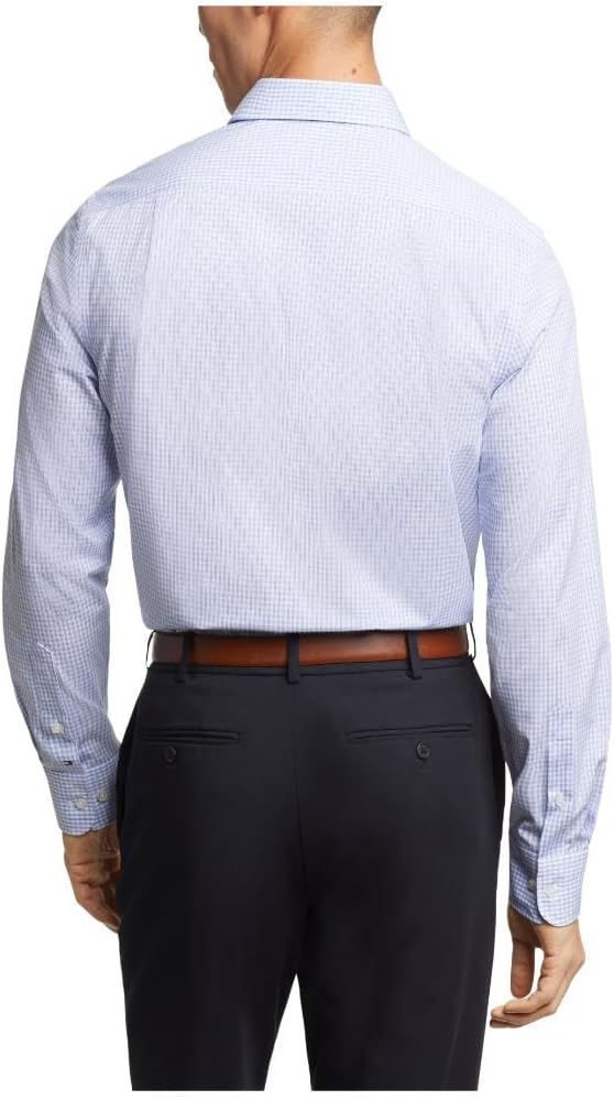 картинка Мужская рубашка Tommy Hilfiger Regular Fit на пуговицах, Blue Sea от магазина Одежда+