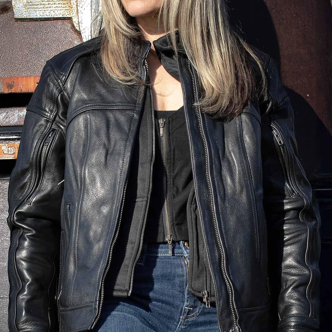 картинка Женский мотоциклетный костюм Milwaukee Leather, Black от магазина Одежда+