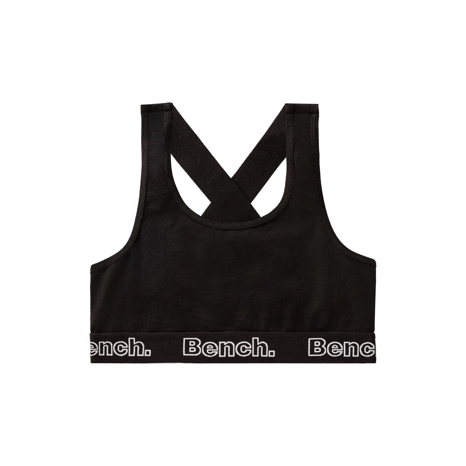 картинка Детское бюстье из эластичного хлопка, 2 шт. Bench, White/Black от магазина Одежда+
