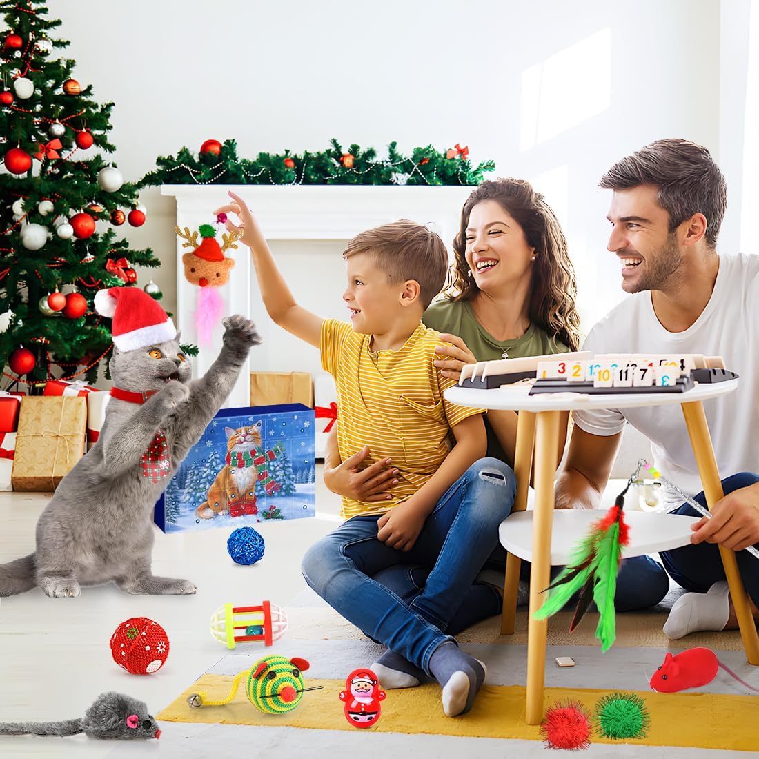 картинка Адвент-календарь 2025 Christmas Cats Toys от магазина Одежда+