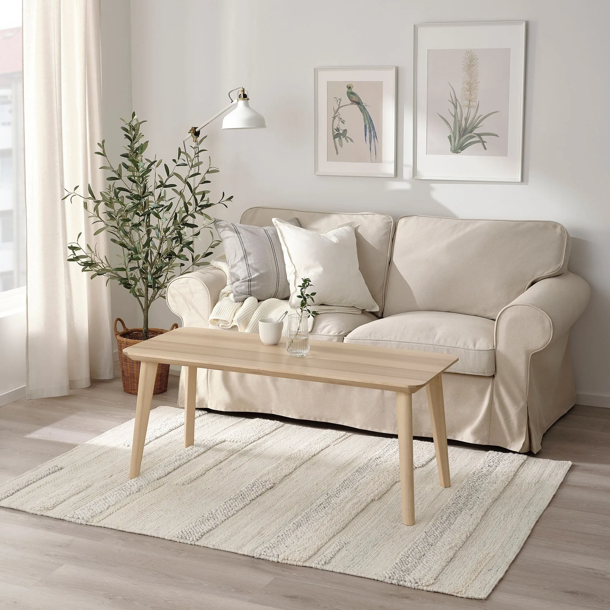 картинка Ковер Ikea Bronden 133x195 см, бежевый от магазина Одежда+