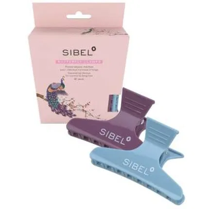 картинка Набор заколок-бабочек Sibel, Turquoise And Plum от магазина Одежда+