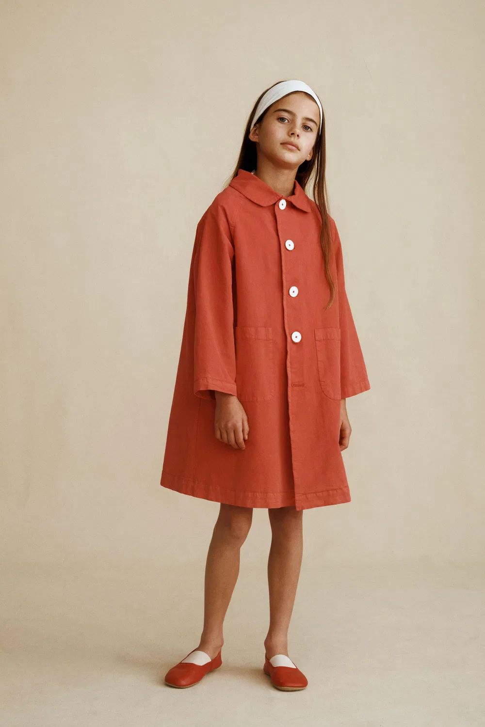 картинка Длинный тренч, созданный в сотрудничестве Caramel London и Zara, Red от магазина Одежда+