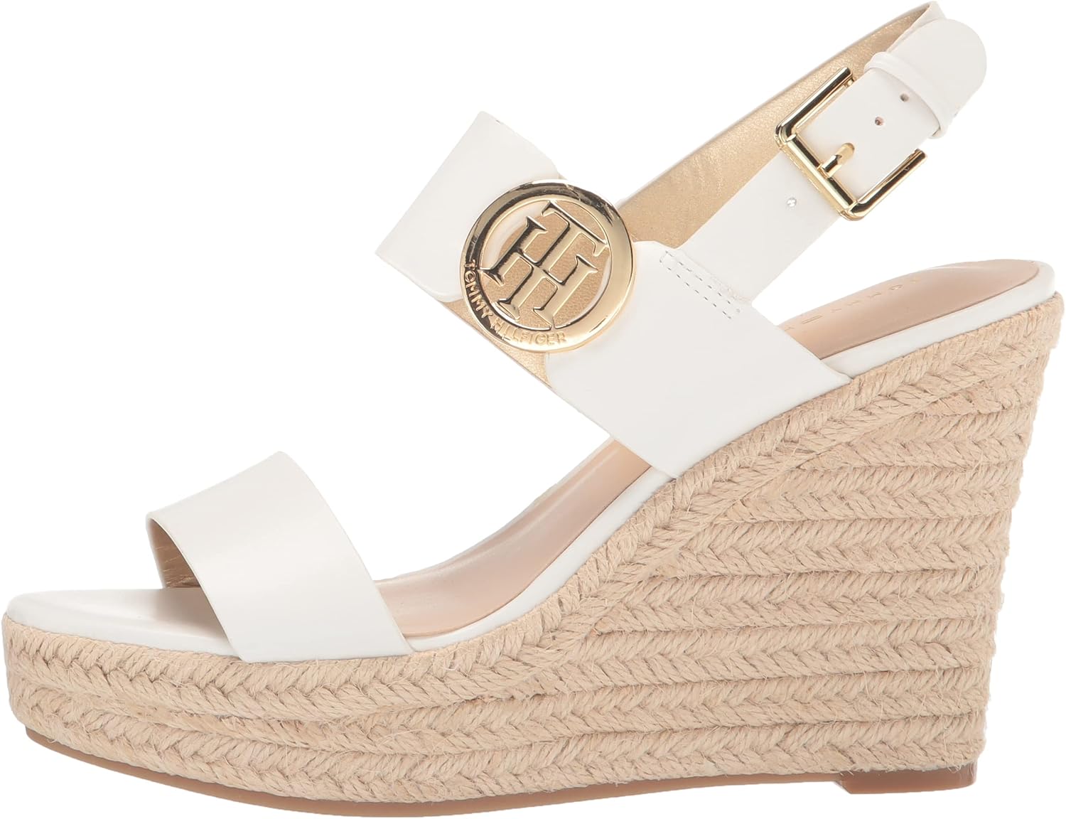 картинка Женские босоножки на каблуке Tommy Hilfiger Kahdy, White от магазина Одежда+