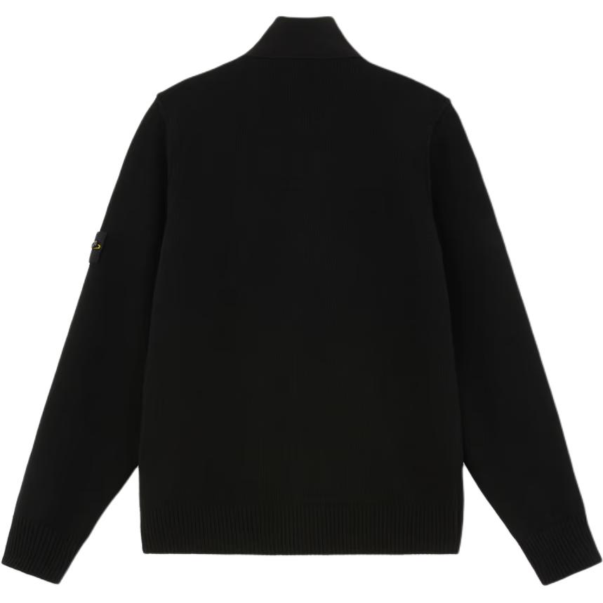 картинка Кардиган Stone Island High Neck Buttoned, черный от магазина Одежда+