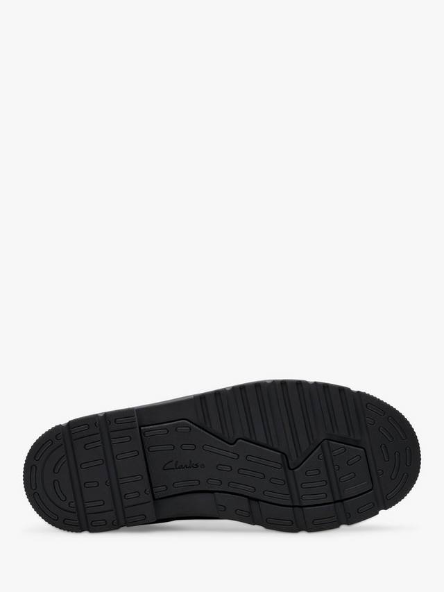картинка Школьные дерби Clarks Lorcam Edge из кожи, черные от магазина Одежда+